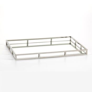 Rectangular Stainless Steel Serving Tray, 2 of 2