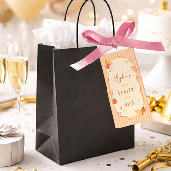 Hen Party Bags Last Spritz As A Miss Personalised Gift Party Bag Filler, 3 of 11