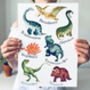 Dinosaur Art Print, thumbnail 1 of 10