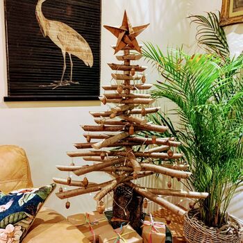 Eco Friendly Wooden Christmas Tree Sizes 2ft To 6ft, 2 of 11