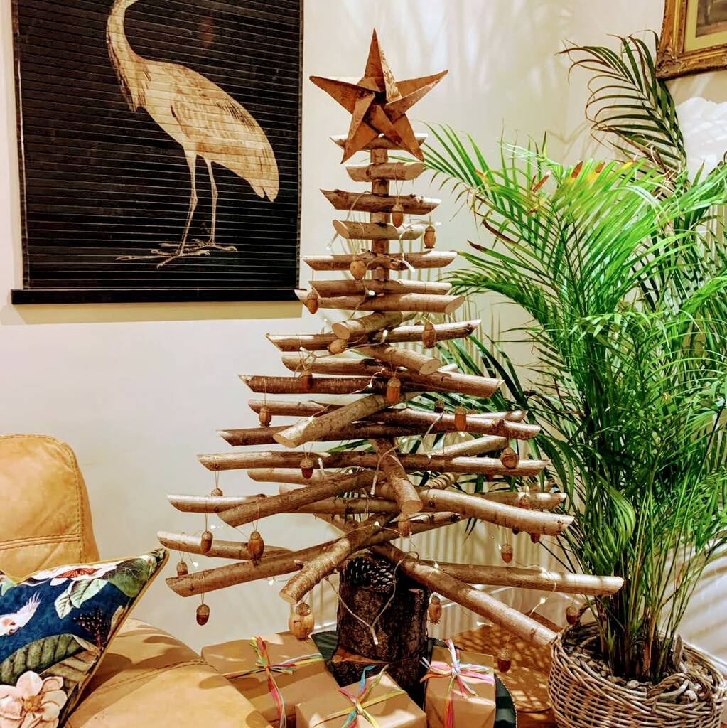 Eco Friendly Wooden Christmas Tree Sizes 2ft To 6ft, 1 of 7