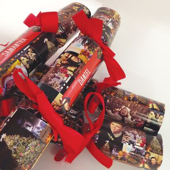 Personalised Christmas Cracker Set By Instajunction | notonthehighstreet.com