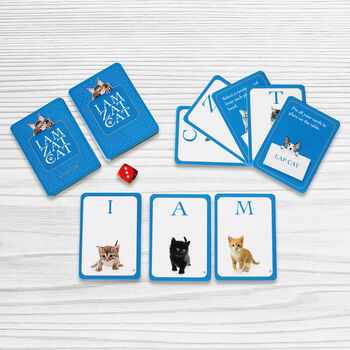 I Am Zat Cat ~ Gift For Cat Lovers Of All Ages / Game About Cats / Cat Themed Gift / Fun Game For Christmas Eve Box, 2 of 9