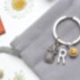 Personalised Pineapple Keyring Friendship Keyring. Fertility Gift, thumbnail 4 of 8
