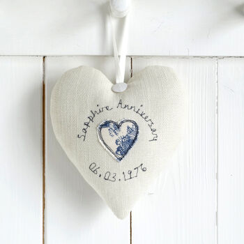 Personalised Wedding Hanging Heart Gift, 11 of 12