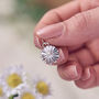 Daisy Solid Silver Charm, thumbnail 1 of 9