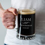 Personalised Engraved Wedding Beer Tankard For Grooms Party, thumbnail 2 of 5