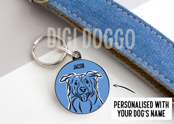 Border Collie Outline ID Tag, 2 of 4