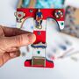 Personalised Paint Your Own Football Wooden Letter, thumbnail 4 of 7