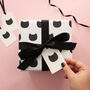 Black Cat Wrapping Paper, thumbnail 5 of 7