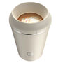 Personalised Premium Reusable Cup 8oz Oat, thumbnail 1 of 6