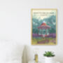 Myatt's Fields Park London Travel Poster Art Print, thumbnail 3 of 8