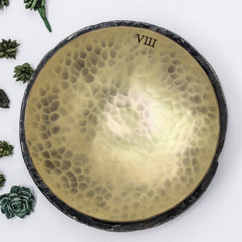 Personalised 8th Anniversary Gift Large Bronze Bowl, 3 of 11