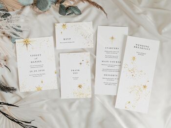 Celestial Theme Wedding Invitations, 4 of 4