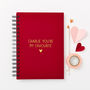 Personalised Love Message Hardback Notebook, thumbnail 9 of 9