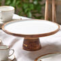 Fika Wooden Cake Stand, thumbnail 1 of 6