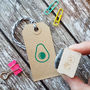 Avocado Rubber Stamp, thumbnail 1 of 2