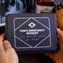 Personalised Emergency Whiskey Tin Gift For Him, thumbnail 2 of 4