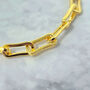 Customisable Hinged Link Paperclip Charm Bracelet, thumbnail 6 of 7