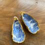 Pair Of Decoupaged Oysters Perfect Gift, thumbnail 1 of 2