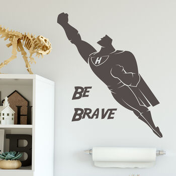 Super Hero Boys Room Wall Sticker Gift For Home, 5 of 7