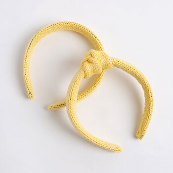 Hairband Duo Easy Knitting Kit, 2 of 8