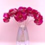 Large Hot Pink Bouquet Recycled Plastic Bottle Flowers, thumbnail 9 of 10