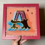 Gold Typography Wall Art 'Circus Letter A', thumbnail 1 of 9