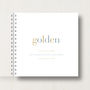 Personalised 50th Golden Anniversary Memory Book, thumbnail 2 of 7