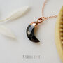 Black Onyx Moon Pendant, thumbnail 2 of 11