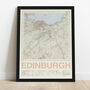 Personalised Edinburgh Map Print Edinburgh Gift, thumbnail 4 of 9