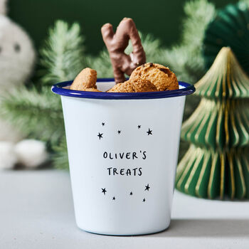 Little Stars Personalised Childrens Snack Pot, 2 of 2