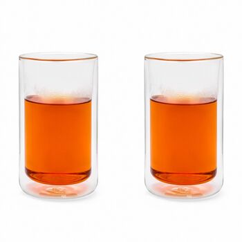 Double Wall San Remo Glass Coffee Or Tea Cup Set, 4 of 4