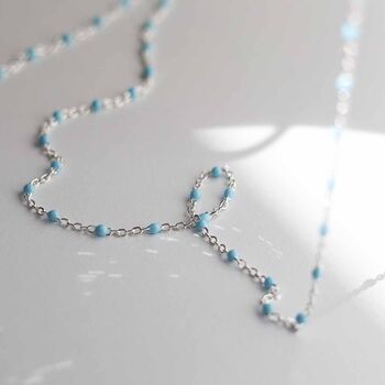 Sterling Silver Turquoise Necklace, 6 of 7