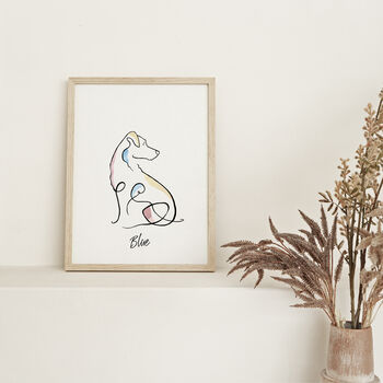Jack Russell Personalised Wall Art, 4 of 9