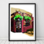 Auld Shillelagh, Stoke Newington Illustration Print, thumbnail 1 of 2