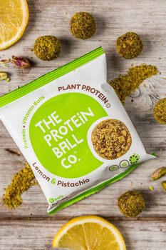 Lemon And Pistachio Plant Protein Snack, 2 of 3