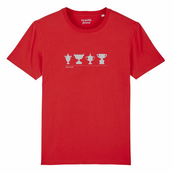 Tennis Grand Slam Trophies Organic Cotton T Shirt, 6 of 7