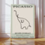 Picasso Green Elephant Art Print, thumbnail 1 of 4