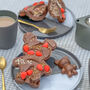 Chocolate Orange Loaded Teddy And Baby Bear, thumbnail 2 of 8