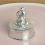 Personalised Engraved Hare Pewter Trinket Box Gifts, thumbnail 7 of 8