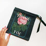 Reusable Botanical Floral Print 'Thank You' Gift Bag, thumbnail 4 of 11