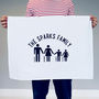 Personalised Our Family Tea Towel, thumbnail 1 of 4