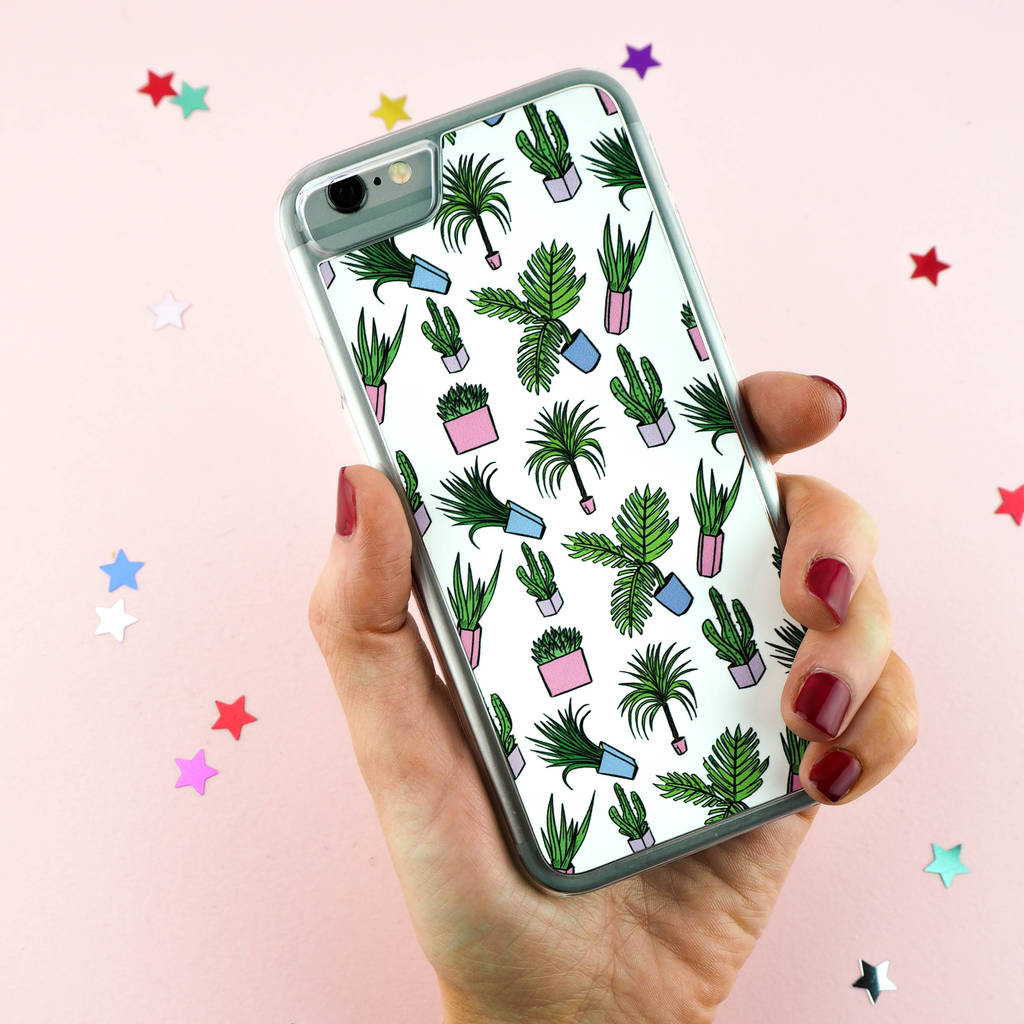 Cactus Print Phone Case By Rock On Ruby Notonthehighstreet