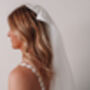 Hen Party Veil With Bow Evening Wedding Veil, thumbnail 7 of 9