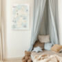 Peter Pan Inspired Map Nursery Art Print, thumbnail 3 of 3