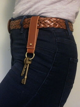 Personalised Leather Keyring, 4 of 10