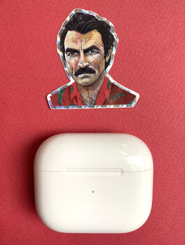 Tom Selleck Holographic Sticker, 2 of 5