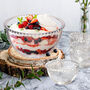 Luxury Beaded Glass Trifle Bowl Serving Set, thumbnail 4 of 9