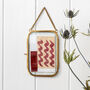 Rounded Hanging Brass Frame, thumbnail 1 of 2